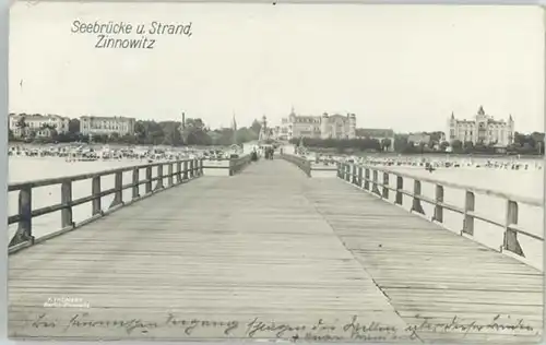 Zinnowitz Ostseebad Usedom Zinnowitz Seebruecke Strand x / Zinnowitz /Ostvorpommern LKR