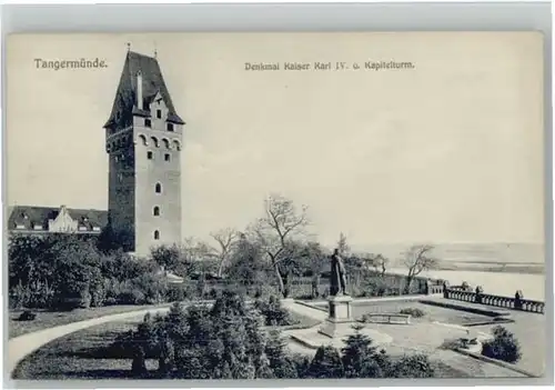 Tangermuende Denkmal Kaiser Karl Kapitelturm *