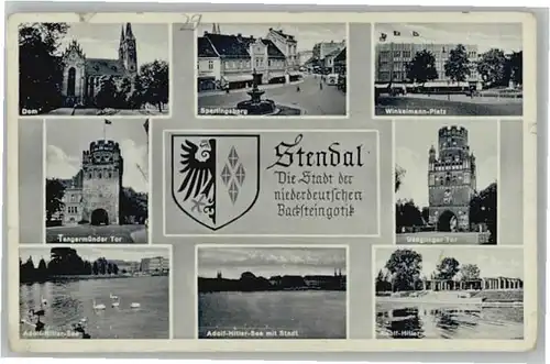 Stendal Dom Sperlingsberg Winkelmannplatz Tangermuender Tor uenglinger Tor x