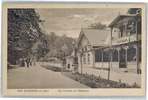 Bad Suderode Kurpark Badehaus x