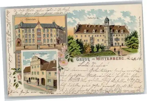 Wittenberg Lutherstadt Wittenberg Schule Melanchthonhaus Lutherhaus x / Wittenberg /Wittenberg LKR