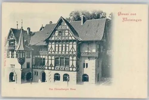 Meiningen Henneberger Haus *