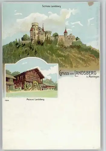 Meiningen Schloss Landsberg Meierei Landsberg *