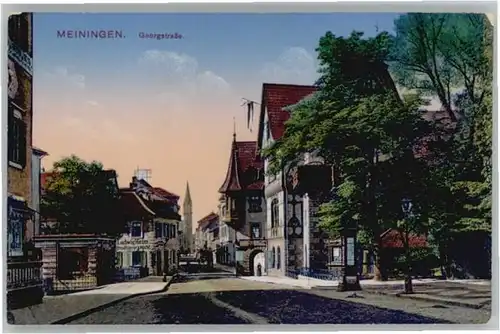 Meiningen Thueringen Meiningen Georgstrasse * / Meiningen /Schmalkalden-Meiningen LKR