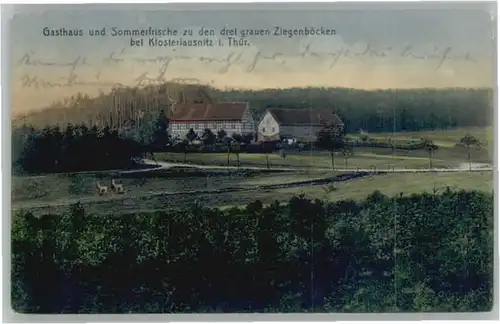 Bad Klosterlausnitz Gasthaus zu den drei grauen Ziegenboecken x