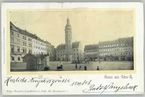Gera Markt Rathaus x