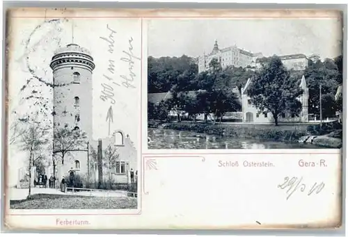 Gera Ferberturm Schloss Osterstein x
