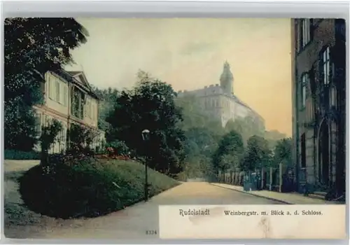 Rudolstadt Weinbergstrasse Schloss x