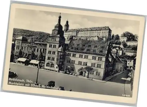 Rudolstadt Marktplatz Schloss Heidecksburg *