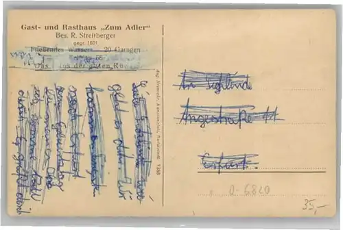 Rudolstadt Rudolstadt Gasthaus zum Adler * / Rudolstadt /Saalfeld-Rudolstadt LKR