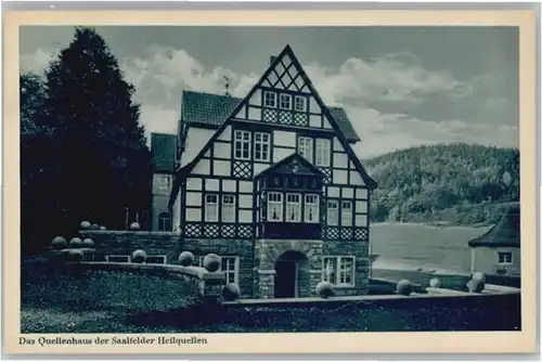 Saalfeld Saale Quellenhaus Heilquellen *