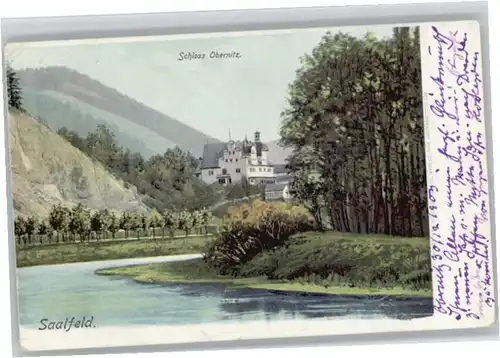 Saalfeld Saale Schloss Obernitz x