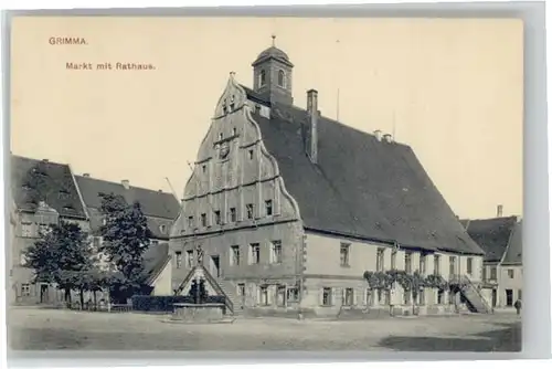 Grimma Markt Rathaus *