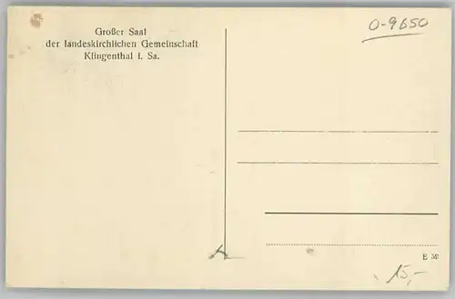 Klingenthal Grosser Saal *