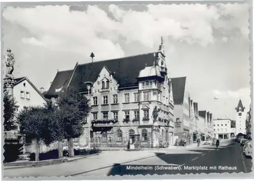 Mindelheim Marktplatz Rathaus *