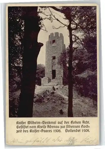 Adenau Kaiser Wilhelm Denkmal Hohen Acht x