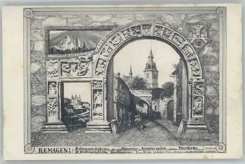 Remagen Roemertor Kirchtor Pfarrkirche *