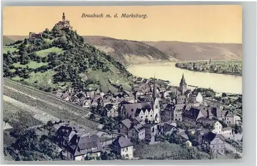 Braubach Rhein Braubach Marksburg * / Braubach /Rhein-Lahn-Kreis LKR