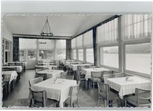 Rhoendorf Hotel Bellevue Cafeterrasse *