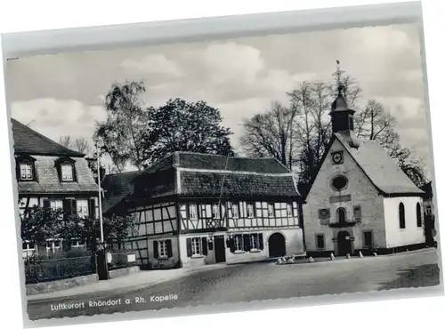 Rhoendorf Kapelle *
