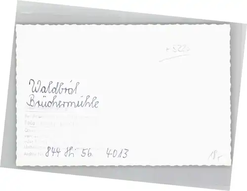 Waldbroel Bruechermuehle *