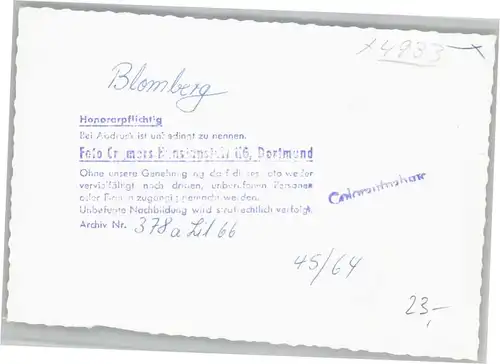 we81100 Blomberg Lippe  * Kategorie. Blomberg Alte Ansichtskarten