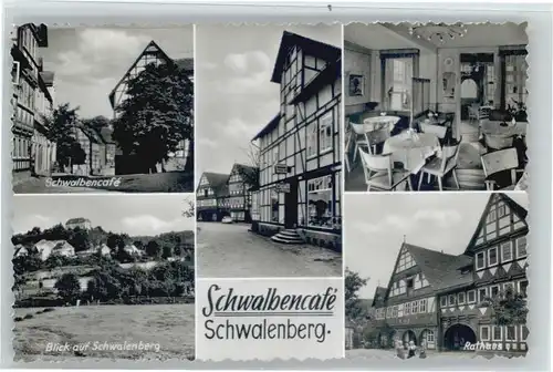 Schwalenberg Schwalbencafe Schwalbenberg Rathaus *