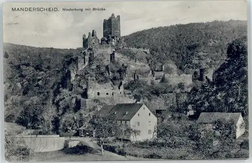 Manderscheid Eifel Manderscheid Niederburg x / Manderscheid /Bernkastel-Wittlich LKR