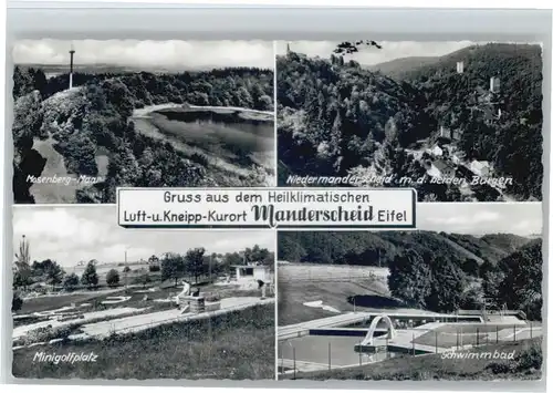 Manderscheid Eifel Manderscheid Minigolfplatz Mosenberg Maar  x / Manderscheid /Bernkastel-Wittlich LKR