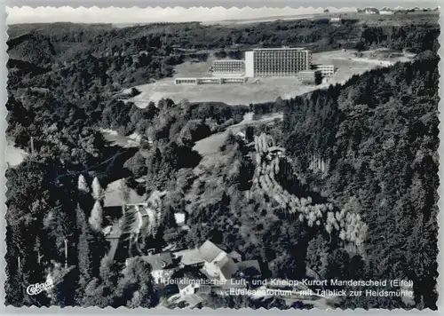 Manderscheid Eifel Manderscheid Eifel Sanatorium Fliegeraufnahme * / Manderscheid /Bernkastel-Wittlich LKR