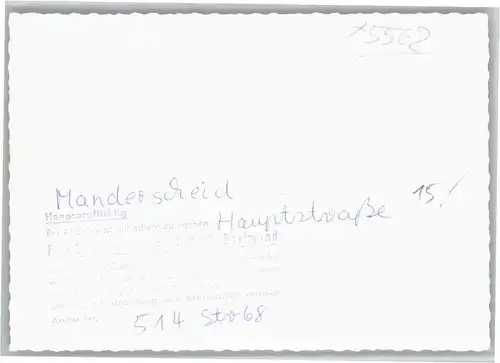 Manderscheid Eifel Manderscheid Hauptstrasse * / Manderscheid /Bernkastel-Wittlich LKR