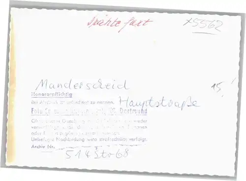 Manderscheid Eifel Manderscheid Hauptstrasse * / Manderscheid /Bernkastel-Wittlich LKR