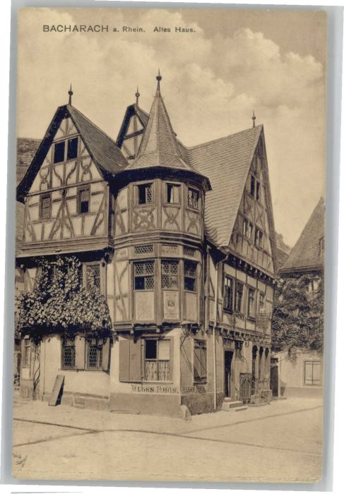 Bacharach Altes Haus x Nr. we99325 - oldthing ...