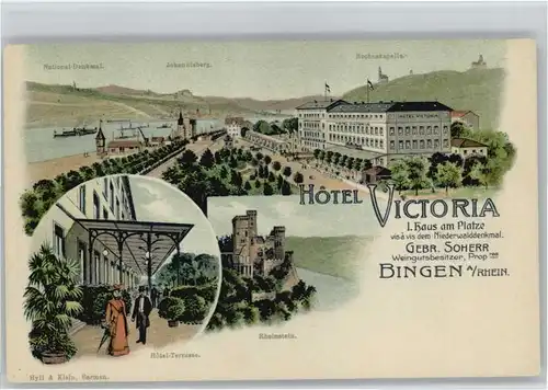 Bingen Rhein Bingen Hotel Victoria Rheinstein * / Bingen am Rhein /Mainz-Bingen LKR