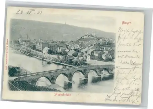 Bingen Rhein Bingen Drususbruecke x