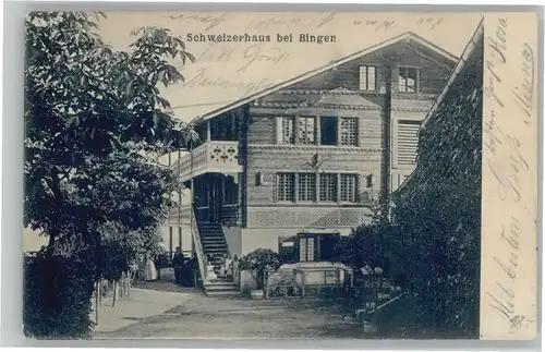 Bingen Rhein Bingen Schweizerhaus x