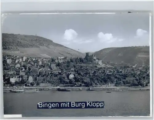 Bingen Rhein Bingen Burg Klopp *