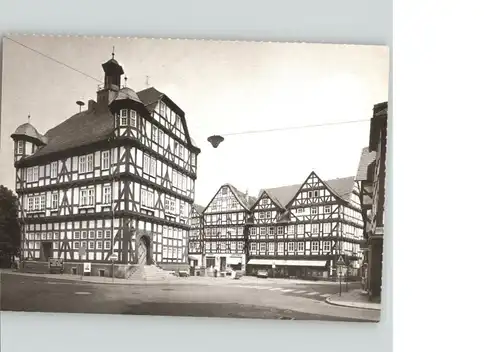 Melsungen Fulda Fachwerk Rathaus  / Melsungen /Schwalm-Eder-Kreis LKR