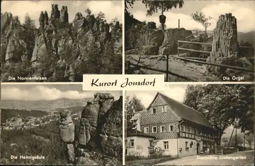 Jonsdorf Kurort Jonsdorf
Nonnenfelsen
Orgel
Hennigsaeule
 / Kurort Jonsdorf /Goerlitz LKR