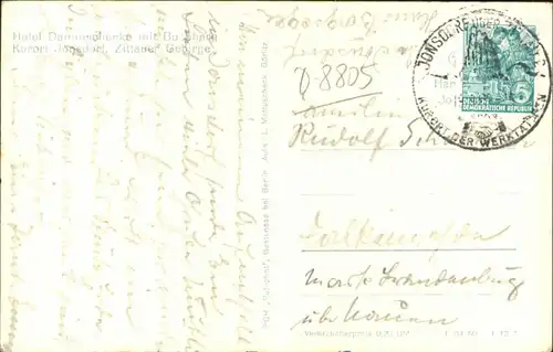 Jonsdorf Zittauer Gebirge / Kurort Jonsdorf /Goerlitz LKR