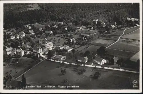 Jonsdorf Luftkurort
Flugzeugaufnahme / Kurort Jonsdorf /Goerlitz LKR
