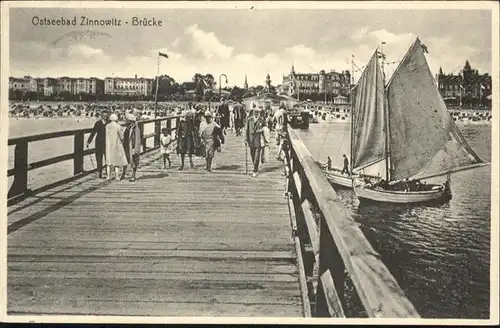 Zinnowitz Ostseebad Usedom Ostseebad
Bruecke / Zinnowitz /Ostvorpommern LKR