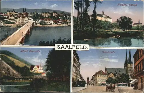 Saalfeld Saale Herzogl. Schloss
Schloss Obernitz
Marktplatz / Saalfeld /Saalfeld-Rudolstadt LKR