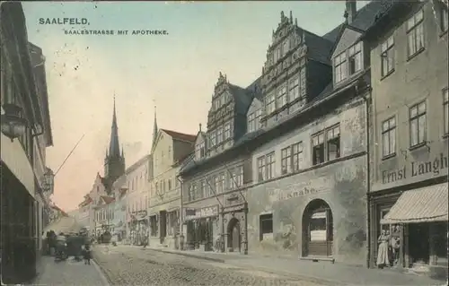 Saalfeld Saale Saalstrasse
Apotheke / Saalfeld /Saalfeld-Rudolstadt LKR