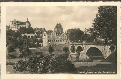 Saalfeld Saale Saalebruecke / Saalfeld /Saalfeld-Rudolstadt LKR