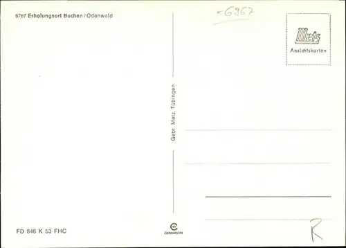 Buchen Odenwald Stadtansichten / Buchen (Odenwald) /Neckar-Odenwald-Kreis LKR