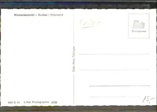 Buchen Odenwald Missionskonvikt / Buchen (Odenwald) /Neckar-Odenwald-Kreis LKR