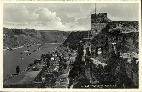 St Goar Burg Rheinfels / Sankt Goar /Rhein-Hunsrueck-Kreis LKR