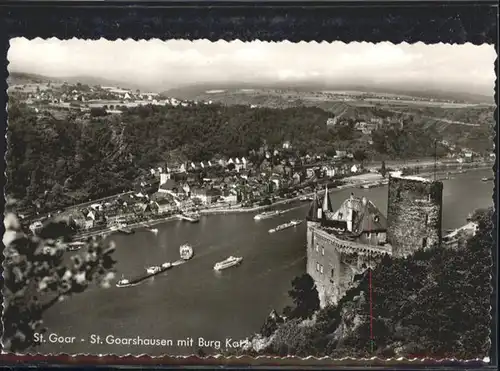 St Goar St. Goarshausen Burg Katz / Sankt Goar /Rhein-Hunsrueck-Kreis LKR