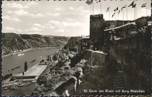St Goar Burg Rheinfels / Sankt Goar /Rhein-Hunsrueck-Kreis LKR